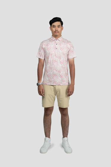 Activewear Polo Shirt - Semperit in White Tango