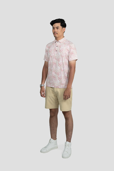 Activewear Polo Shirt - Semperit in White Tango