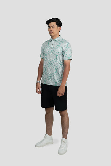 Activewear Polo Shirt - Congkak in Full Moon