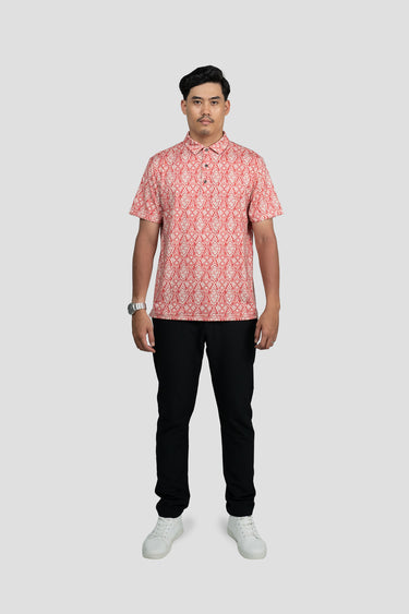 Activewear Polo Shirt - Gasing in Rose Grey