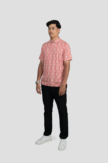 Activewear Polo Shirt - Gasing in Rose Grey