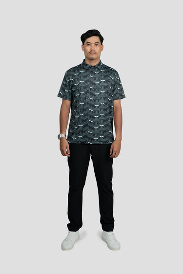 Activewear Polo Shirt - Gasing in Speed Storm