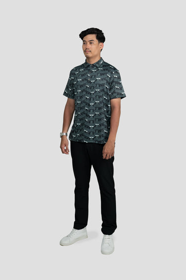 Activewear Polo Shirt - Gasing in Speed Storm