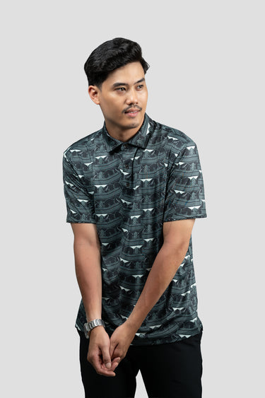 Activewear Polo Shirt - Gasing in Speed Storm