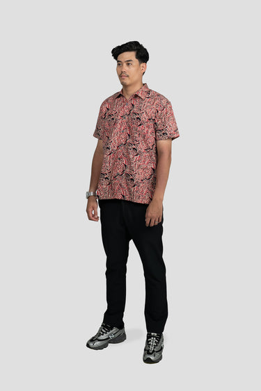 MY Modern Fit Flower Blossom in Raspberry Black