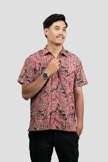 MY Modern Fit Flower Blossom in Raspberry Black