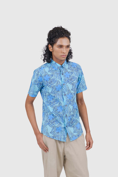 Maharaja Slim Fit Seri Adorn in Malibu Blue