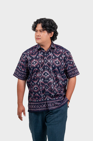 IKKAT Modern Fit in Midnight Monarch