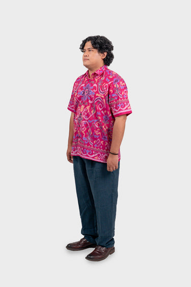 IKKAT Modern Fit in Blooming Threads Pink