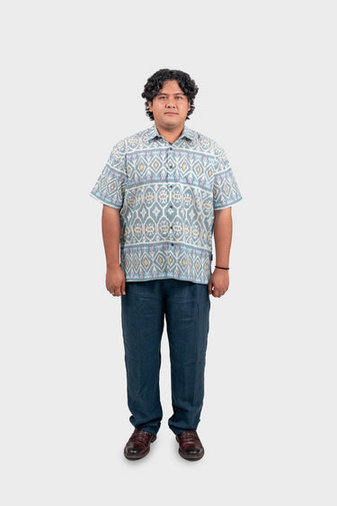 IKKAT Modern Fit in Ethereal Flora