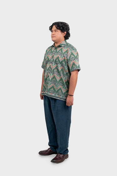 IKKAT Modern Fit in Lush Sequence