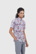 Nusantara Slim Fit Opera in Motion Iced Aqua