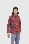 Nusantara Long Sleeve Slim Fit The Hidden Tempo in Fiesta