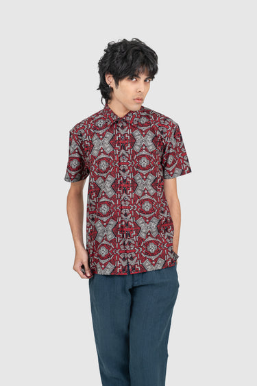 Kapten Batik x Tetris MY Modern Fit Console in Racing Red
