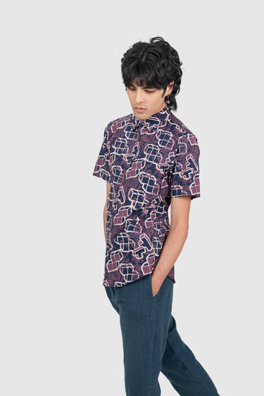 Kapten Batik x Tetris My Slim Fit Orchid in Purple Magic