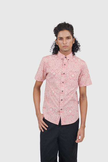 Masterpiece Slim Fit Enchanted Borneo in Marsala