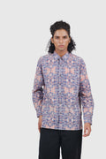 Masterpiece Modern Fit Long Sleeve Anyam Rupa in Coastal Fjord