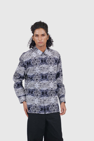 Masterpiece Modern Fit Long Sleeve Desta Dikir in Outer Space
