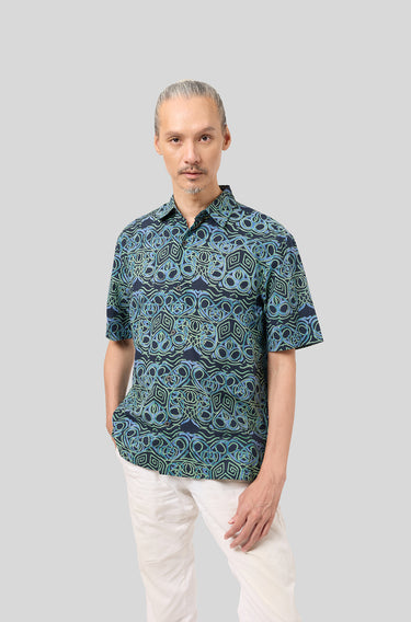 Maharaja Modern Fit Tin Puller in Night Sky