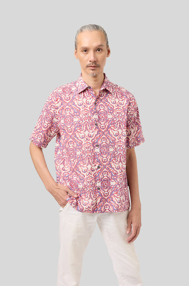 Maharaja Modern Fit The Lost Key in Crimson