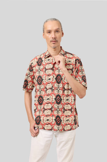 Maharaja Modern Fit Tins Flame in Scarlet