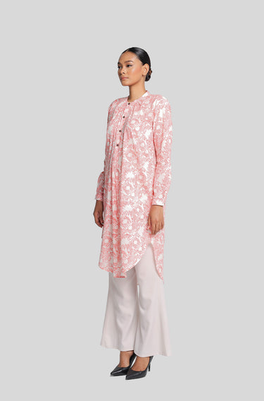 Maharani Egypt Dress Mulu Sarawak in Peach Echo
