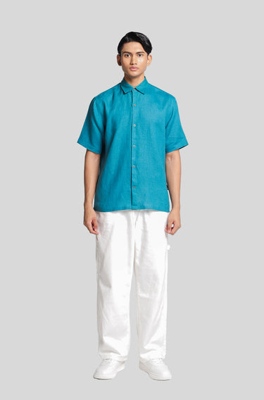 Linen Plain Tahitian Tide Moonlight