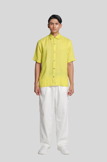 Linen Plain Golden Limeade