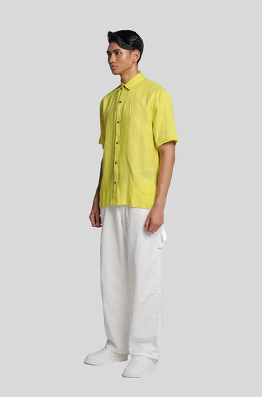 Linen Plain Golden Limeade