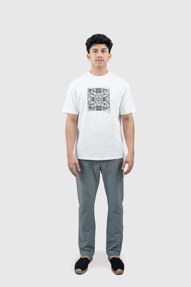 Persona T-Shirt Sacred Geometry in White