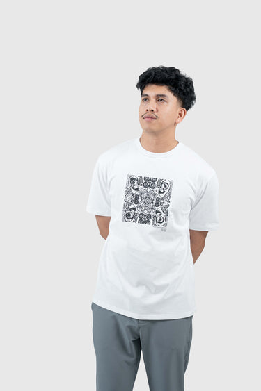 Persona T-Shirt Sacred Geometry in White