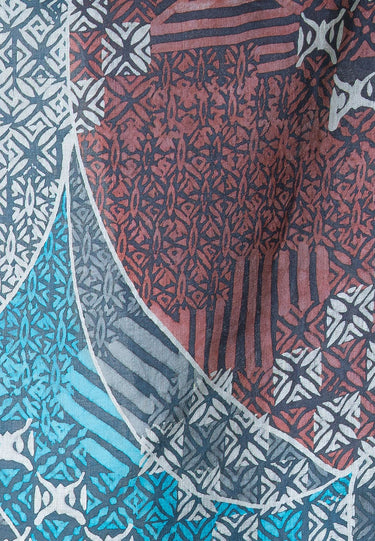 [ONLINE EXCLUSIVE] Linen Fabrics 1.8 Meter Rona Batik Summer