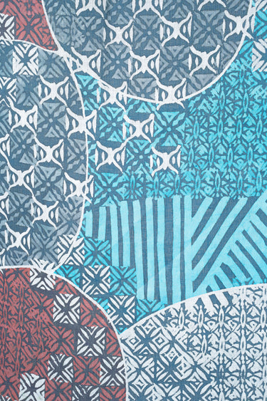 [ONLINE EXCLUSIVE] Linen Fabrics 1.8 Meter Rona Batik Summer