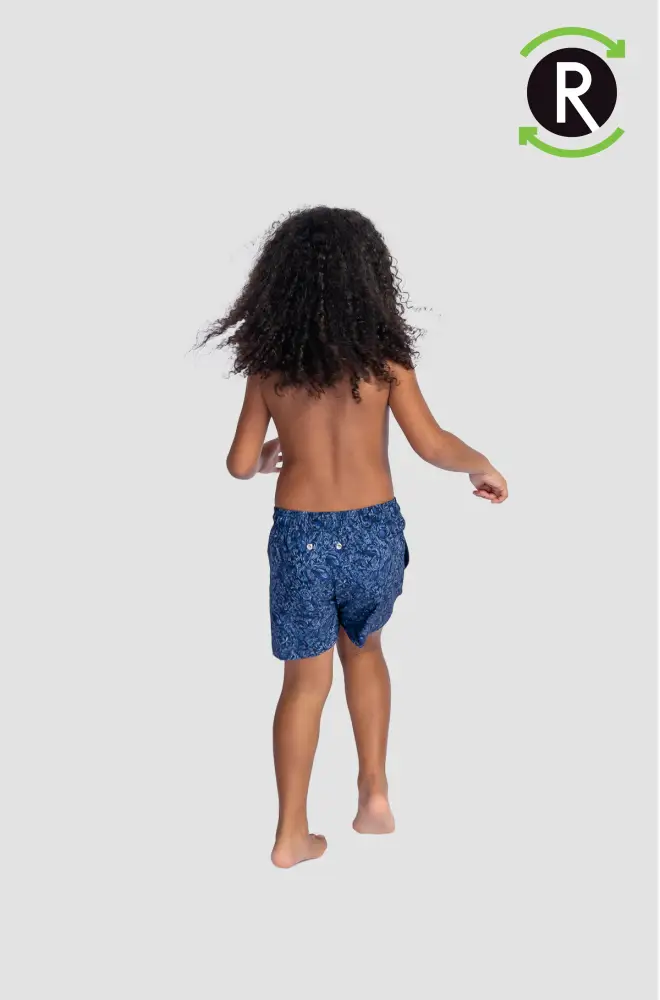 Repreve ® Pulao Junior Swim Shorts In Depth Sea Print Pants