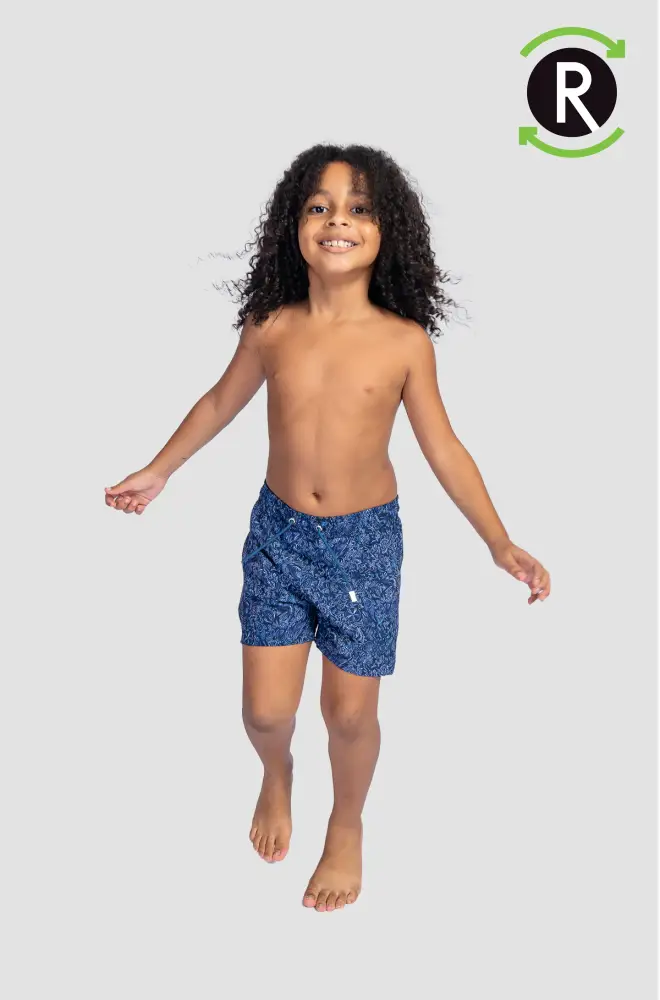 Repreve ® Pulao Junior Swim Shorts In Depth Sea Print S Pants